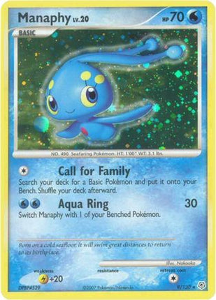 Manaphy - 9/130 [Diamond and Pearl] Holofoil
