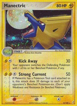 Manectric - 8/100 [Crystal Guardians] Reverse Holofoil