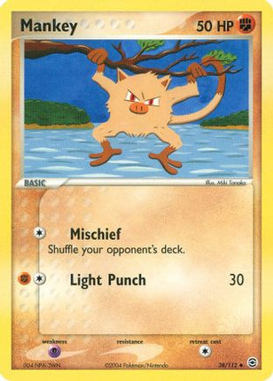 Mankey - 38/112 [FireRed & LeafGreen] Reverse Holofoil
