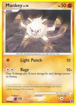 Mankey - 79/106 [Great Encounters] Reverse Holofoil