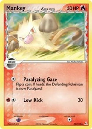 Mankey (Delta Species) - 70/110 [Holon Phantoms] Reverse Holofoil