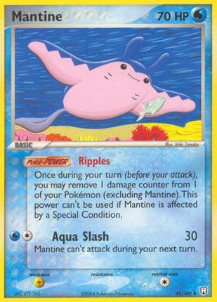 Mantine - 45/112 [Team Rocket Returns] Reverse Holofoil
