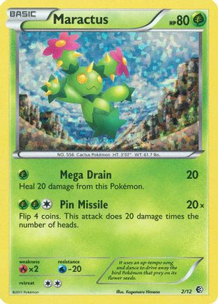 Maractus - 2/12 [McDonald's Promos 2011] Holofoil