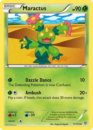Maractus - 11/108 [Plasma Storm] Reverse Holofoil