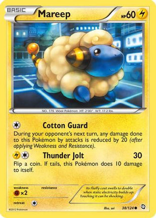 Mareep - 38/124 [Dragons Exalted] Reverse Holofoil