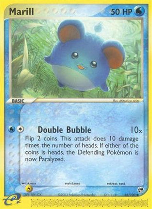 Marill - 68/109 [Sandstorm] Reverse Holofoil