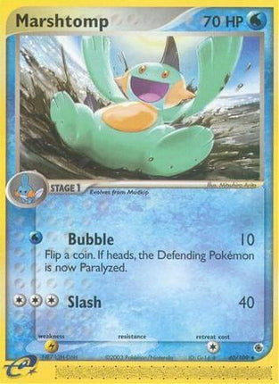 Marshtomp - 40/109 [Ruby and Sapphire] Reverse Holofoil