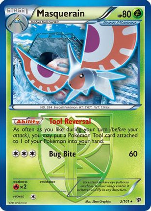 Masquerain (Team Plasma) - 2/106 [Plasma Blast]