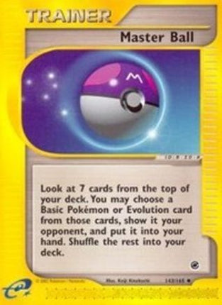 Master Ball - 143/165 [Expedition] Reverse Holofoil