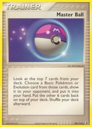 Master Ball - 99/113 [Delta Species] Reverse Holofoil