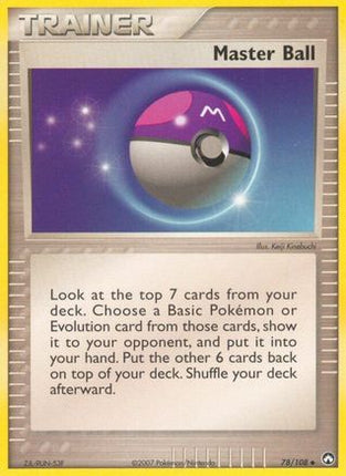 Master Ball - 78/108 [Power Keepers] Reverse Holofoil