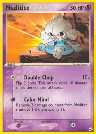 Meditite - 65/101 [Hidden Legends] Reverse Holofoil