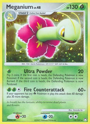 Meganium - 13/123 [Mysterious Treasures] Holofoil
