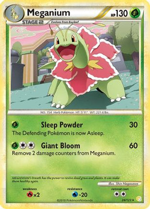 Meganium - 26/106 [HeartGold SoulSilver] Reverse Holofoil