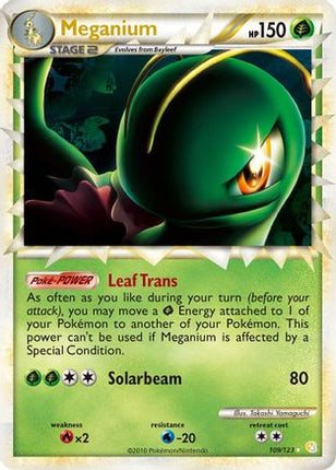 Meganium (Prime) - 109/106 [HeartGold SoulSilver] Holofoil