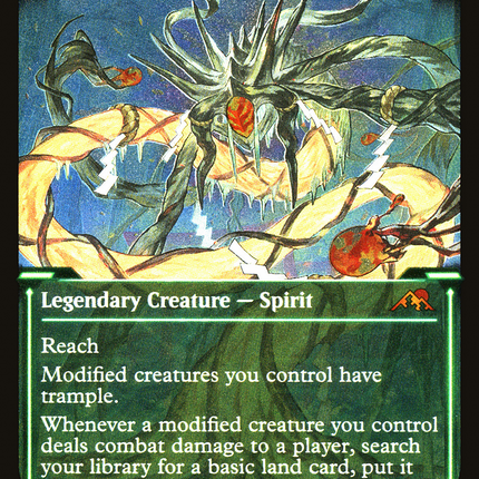 Kodama of the West Tree (Showcase) [Kamigawa: Neon Dynasty] Etched Foil