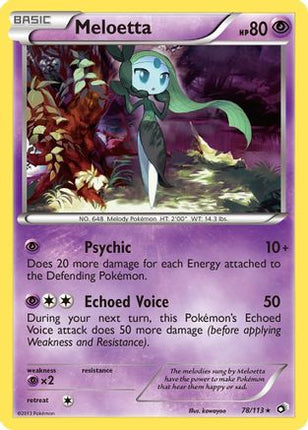 Meloetta (78) - 78/106 [Legendary Treasures] Holofoil