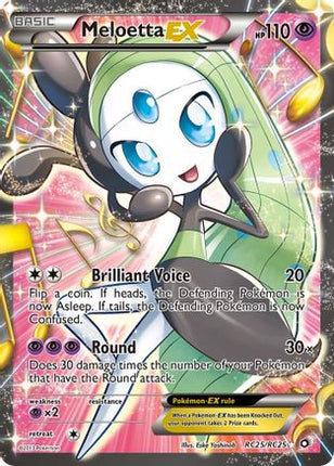 Meloetta EX (Full Art) - RC25/106 [Legendary Treasures: Radiant Collection] Holofoil