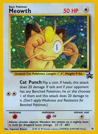 Meowth - 10/null [WoTC Promo] Holofoil