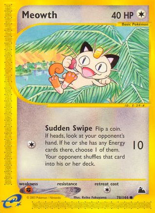 Meowth - 78/144 [Skyridge]
