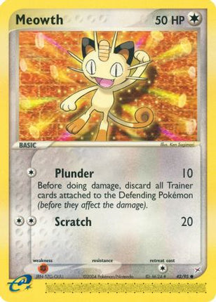 Meowth - 42/97 [Team Magma vs Team Aqua] Reverse Holofoil