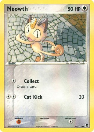 Meowth - 69/112 [FireRed & LeafGreen] Reverse Holofoil