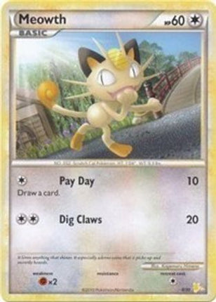 Meowth (#) 4- HGSS Trainer Kit Gyarados & Raichu