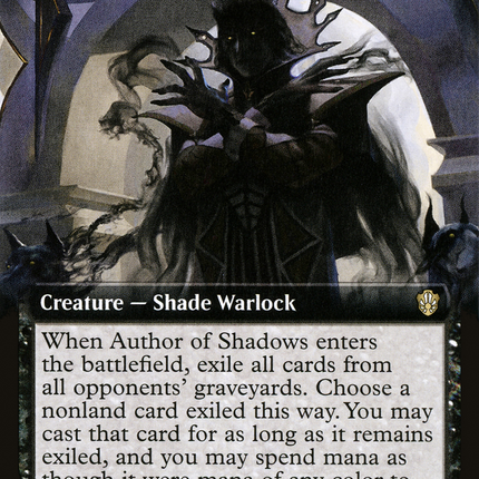 Author of Shadows (Extended Art) [Commander 2021]