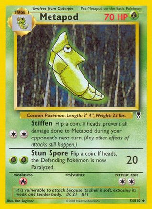 Metapod - 54/110 [Legendary Collection] Reverse Holofoil