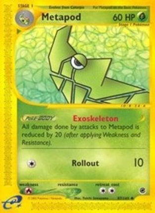 Metapod - 87/165 [Expedition] Reverse Holofoil