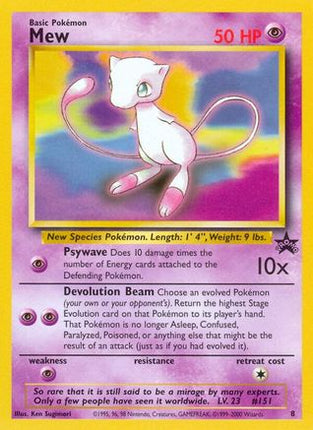 Mew (8) - 8/null [WoTC Promo]
