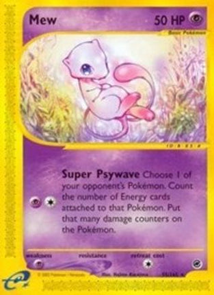 Mew (55) - 55/165 [Expedition] Reverse Holofoil