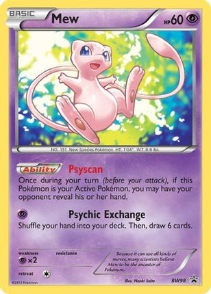 Mew - BW98 - null/null [Black and White Promos] Holofoil