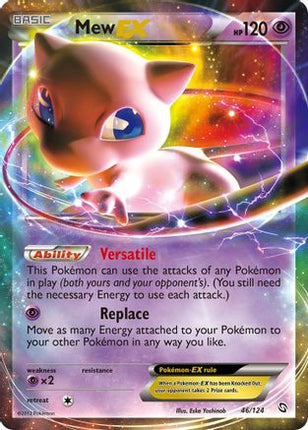 Mew EX - 46/106 [Dragons Exalted] Holofoil