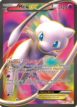Mew EX (120 Full Art) - 120/124 [Dragons Exalted] Holofoil