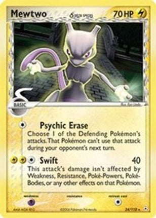 Mewtwo (Delta Species) - 24/110 [Holon Phantoms]