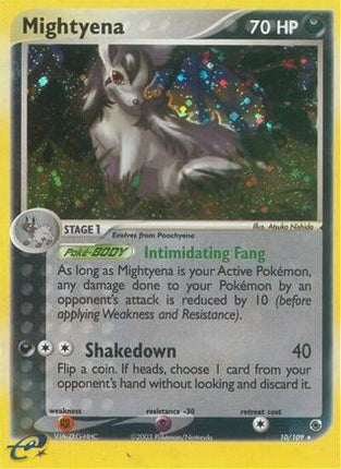 Mightyena - 10/109 [Ruby and Sapphire] Reverse Holofoil
