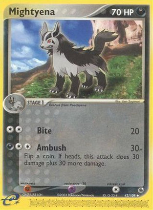 Mightyena - 42/109 [Ruby and Sapphire] Reverse Holofoil