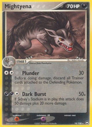 Mightyena - 18/null [Power Keepers] Reverse Holofoil