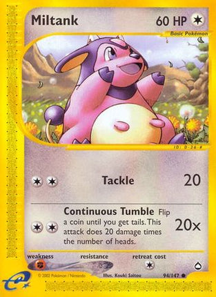 Miltank - 94/147 [Aquapolis]