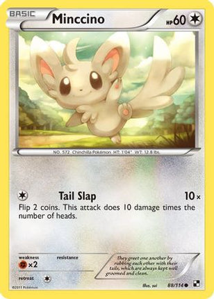 Minccino - 88/114 [Black and White]
