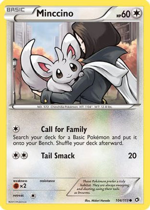 Minccino - 104/106 [Legendary Treasures] Reverse Holofoil