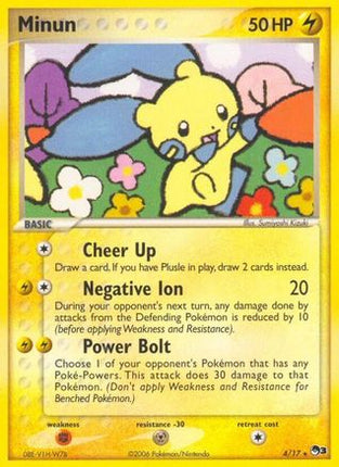 Minun - null/017 [POP Series 3] Holofoil