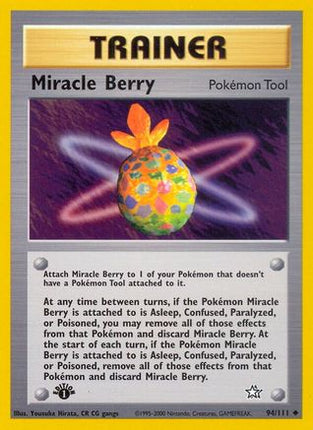 Miracle Berry - 94/111 [Neo Genesis] 1st Edition