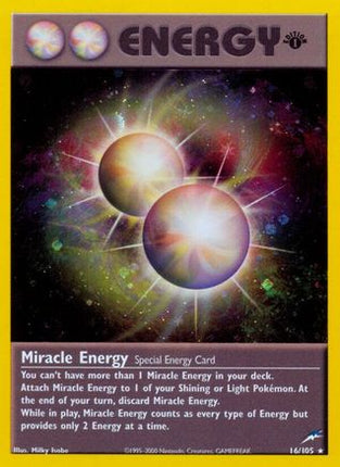 Miracle Energy - 16/105 [Neo Destiny] Unlimited Holofoil