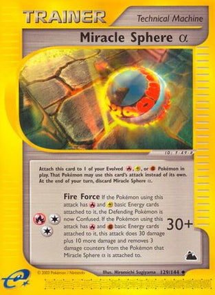 Miracle Sphere Alpha - 129/144 [Skyridge] Reverse Holofoil