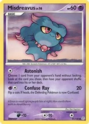 Misdreavus - 91/130 [Diamond and Pearl] Reverse Holofoil