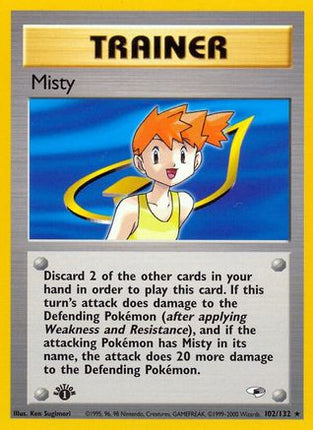 Misty (102) - 102/132 [Gym Heroes] Unlimited