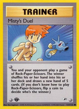 Misty's Duel - 123/132 [Gym Heroes] 1st Edition