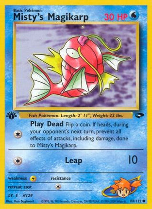 Misty's Magikarp - 88/132 [Gym Challenge] 1st Edition
